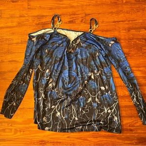 Women Leopard Print Off-Shoulder Blouse